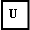 Zone de Texte: U