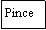 Zone de Texte: Pince