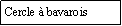 Zone de Texte: Cercle  bavarois