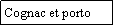 Zone de Texte: Cognac et porto