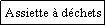 Zone de Texte: Assiette  dchets