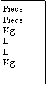 Zone de Texte: PicePiceKgLLKg