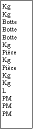 Zone de Texte: KgKgBotteBotteBotteKgPiceKgPiceKgKgLPMPMPM