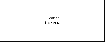 Zone de Texte: 1 cutter1 maryse